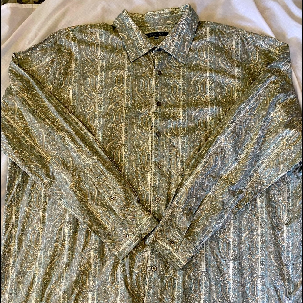 COPY - Big men’s button down long sleeve shirt